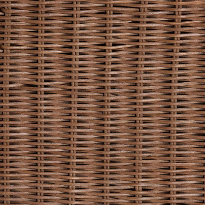 Natural Rattan 3-Piece Living Room Set - Handwoven Wicker Lounge Seating