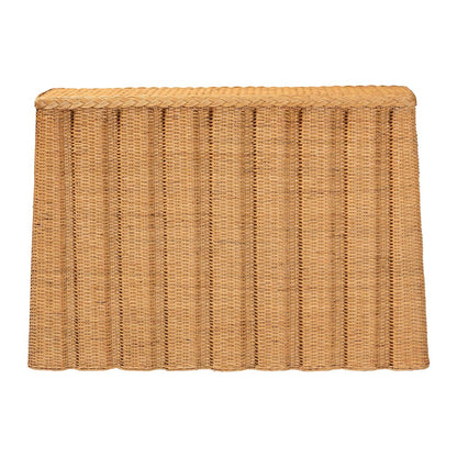 Andrea Natural Rattan Console Table - Handwoven Wicker Accent Table