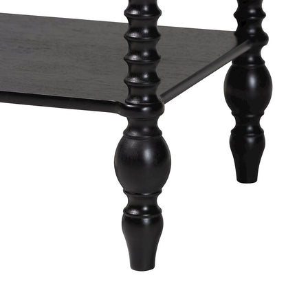 4-Piece Bedroom Set - Platform Bed with Dresser, Chest, Nightstand, Black, Twin
