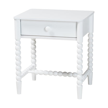 4-Piece Bedroom Set, Bed Frame with Dresser, Chest, and Nightstand, White, Queen