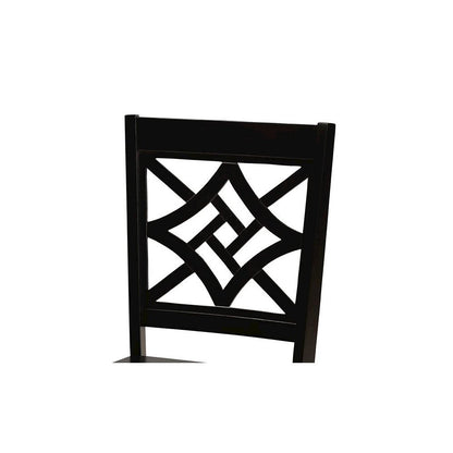 Miela Modern and Contemporary Dark Brown Finished Wood 5-Piece Dining Set