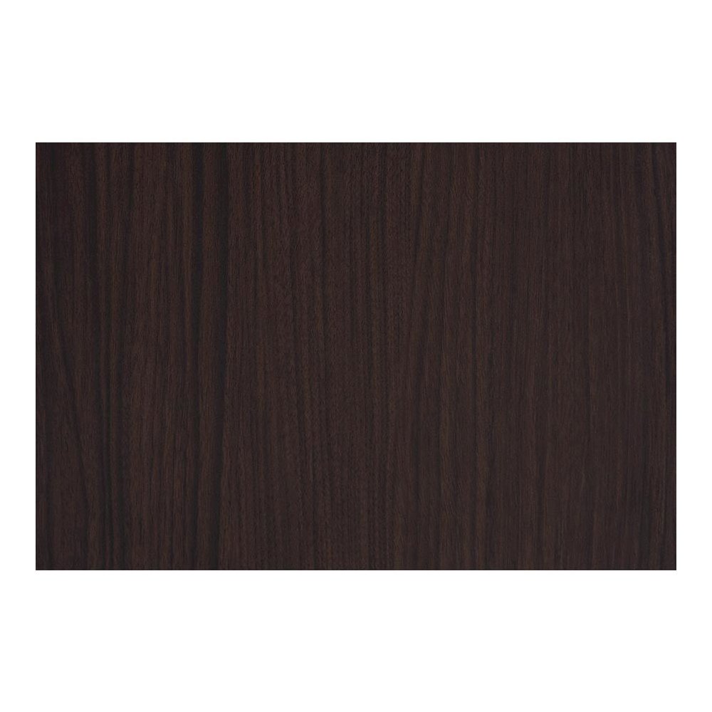 Transitional Two-Tone Black and Espresso Brown Finished Wood 2-Drawer End Table