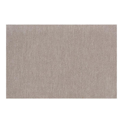 Modern Japandi Light Grey Fabric and Walnut Brown Finished Wood Arm Chair