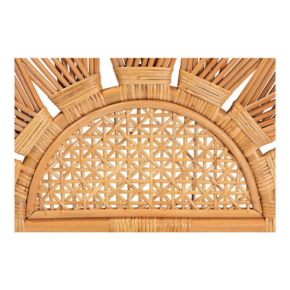 Jasmine Modern Bohemian Natural Rattan King Size Standalone Headboard