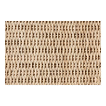Lanica Japandi Sun Bleached Rattan 3-Drawer Nightstand