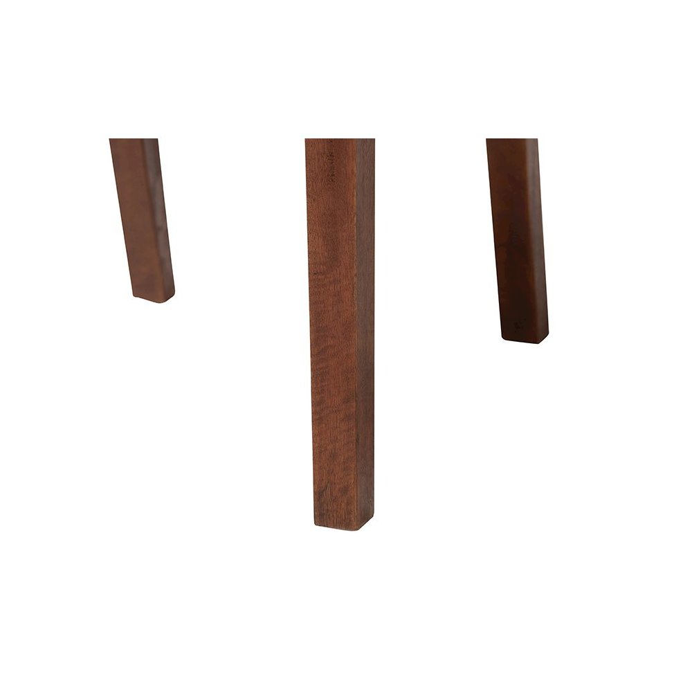 Cordoba Bohemian Natural Seagrass and Mahogany Wood 2-Piece Dining Chair