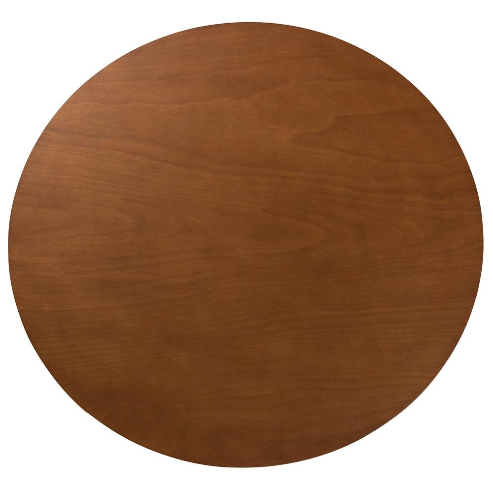 Maya Modern Grey Fabric and Walnut Brown Finished Wood 7-Piece Dining Set