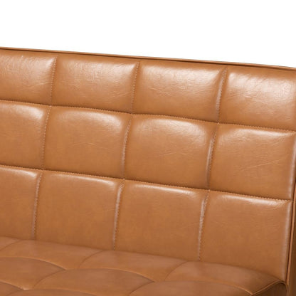 Upholstered and Walnut Brown Finished Wood 2-Piece Dining Nook Banquette Set
