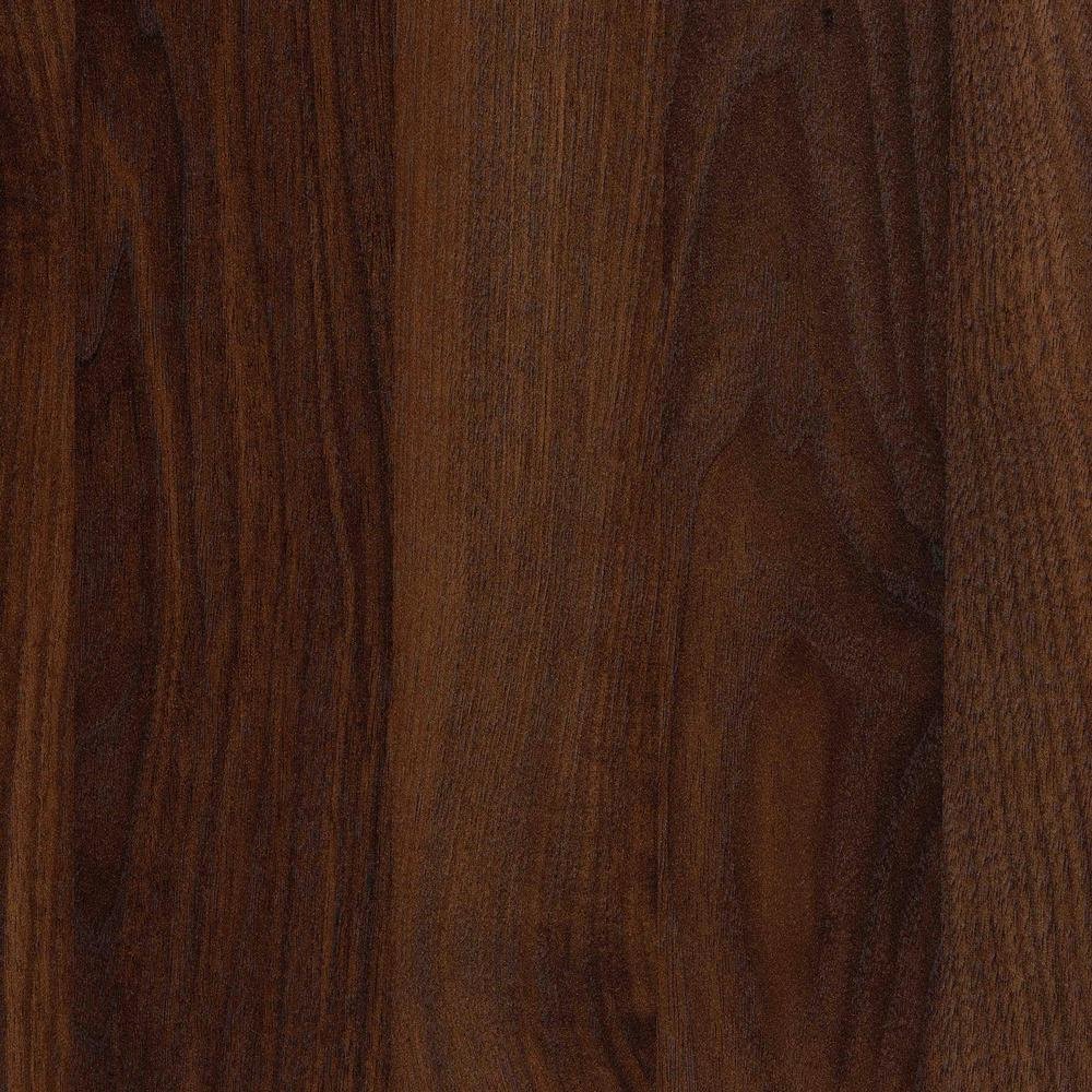 Jenibelle Classic Walnut Brown Wood 5-Drawer Chest with Rattan Drawer