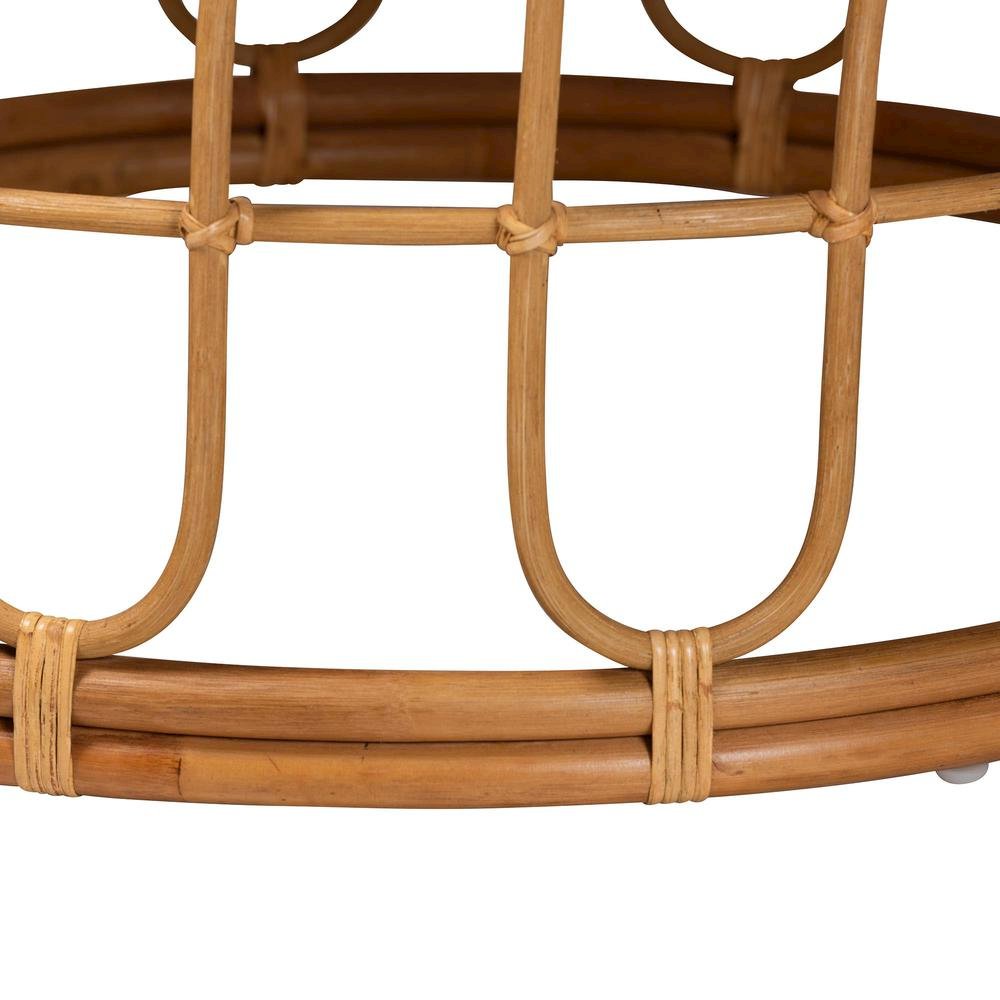Phoenix Modern Bohemian Light Honey Rattan Coffee Table