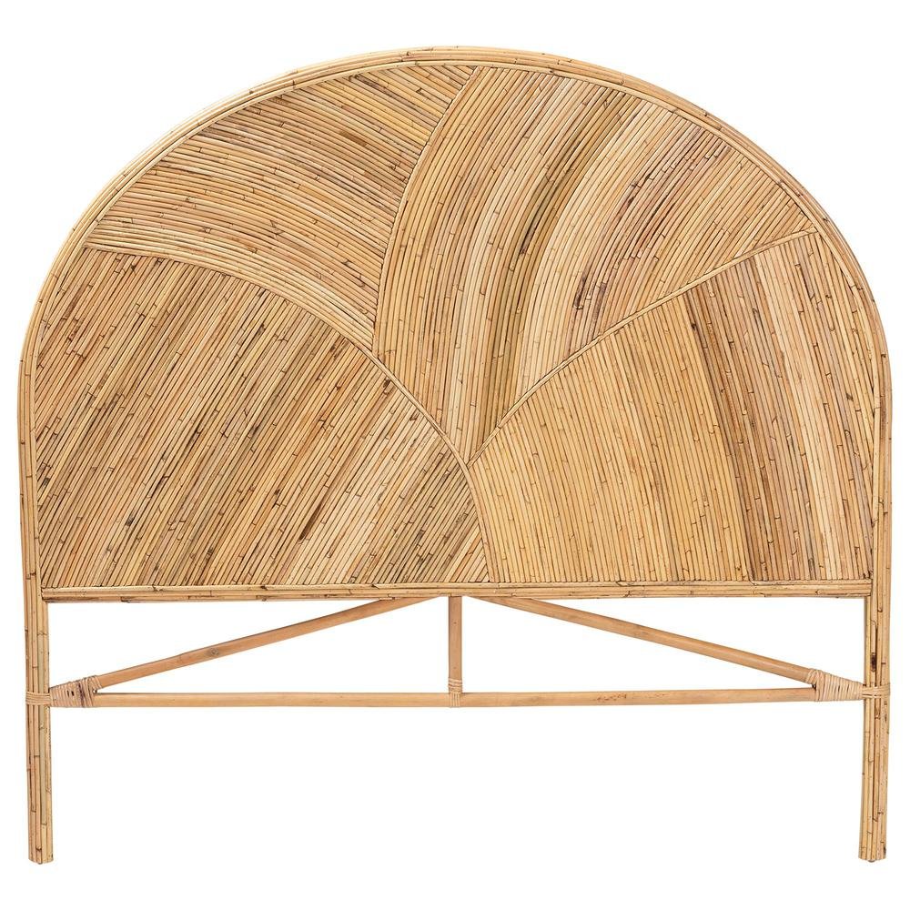 Seana Bohemian Honey Rattan King Size Standalone Headboard
