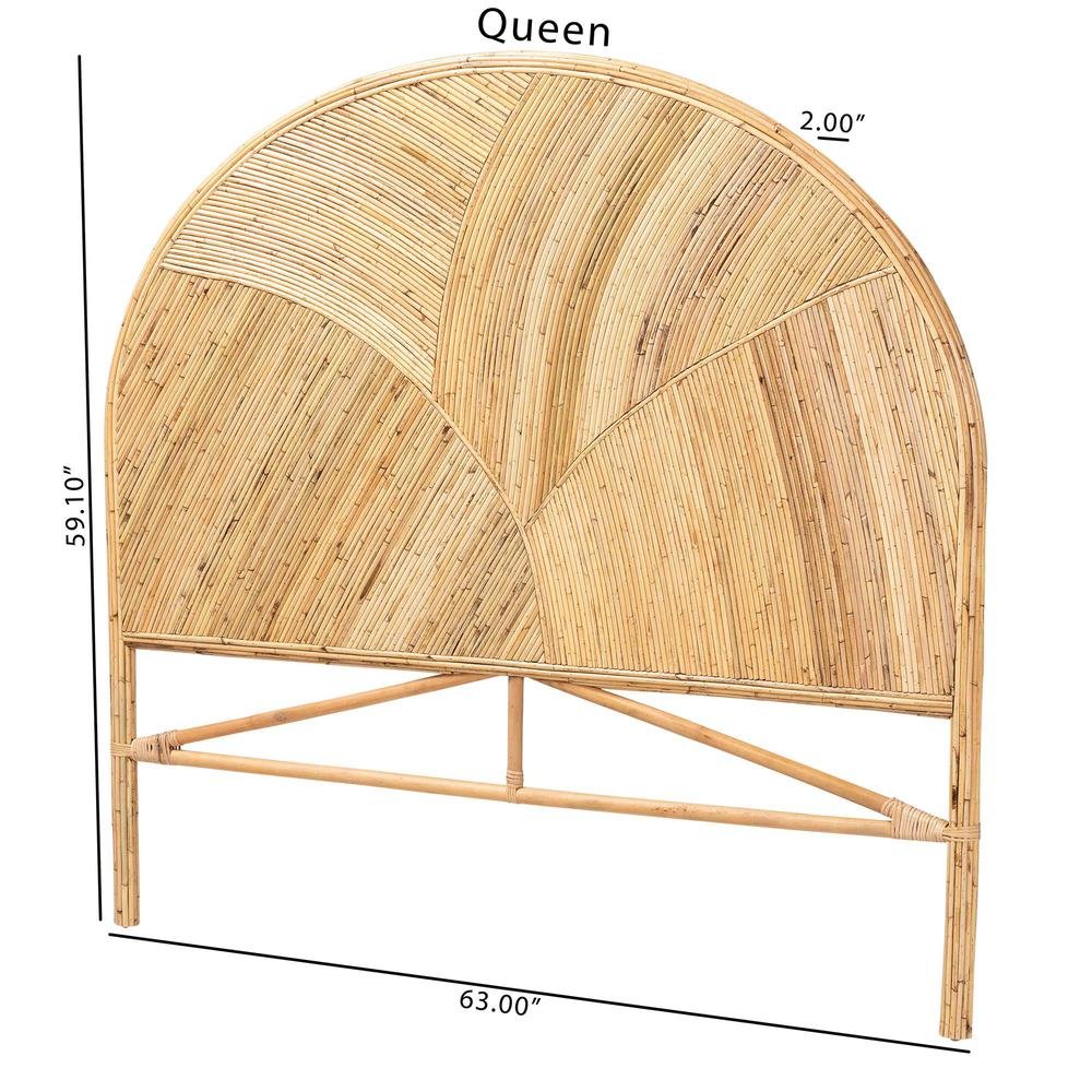 Seana Bohemian Honey Rattan King Size Standalone Headboard