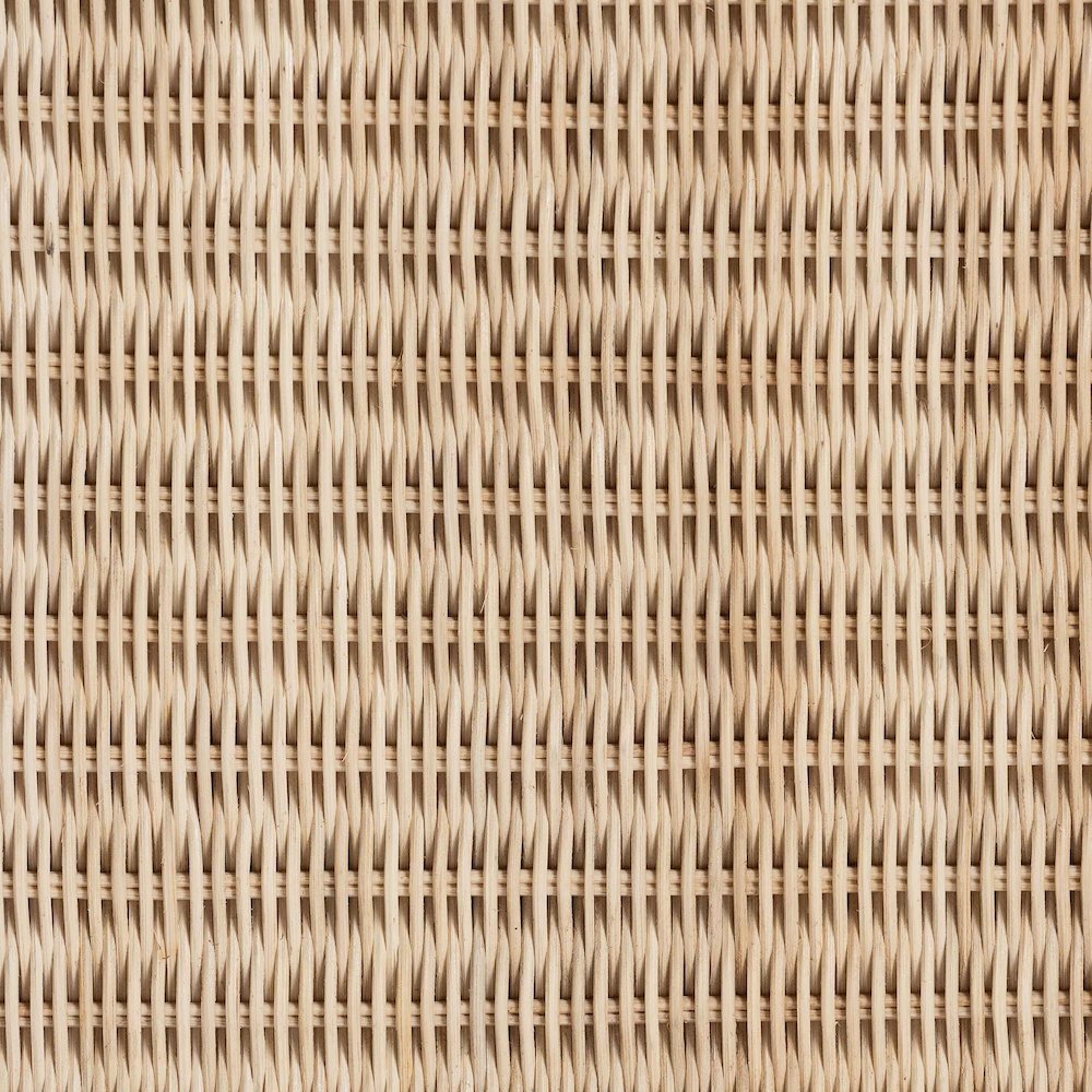 Lanica Japandi Sun Bleached Rattan 3-Drawer Nightstand