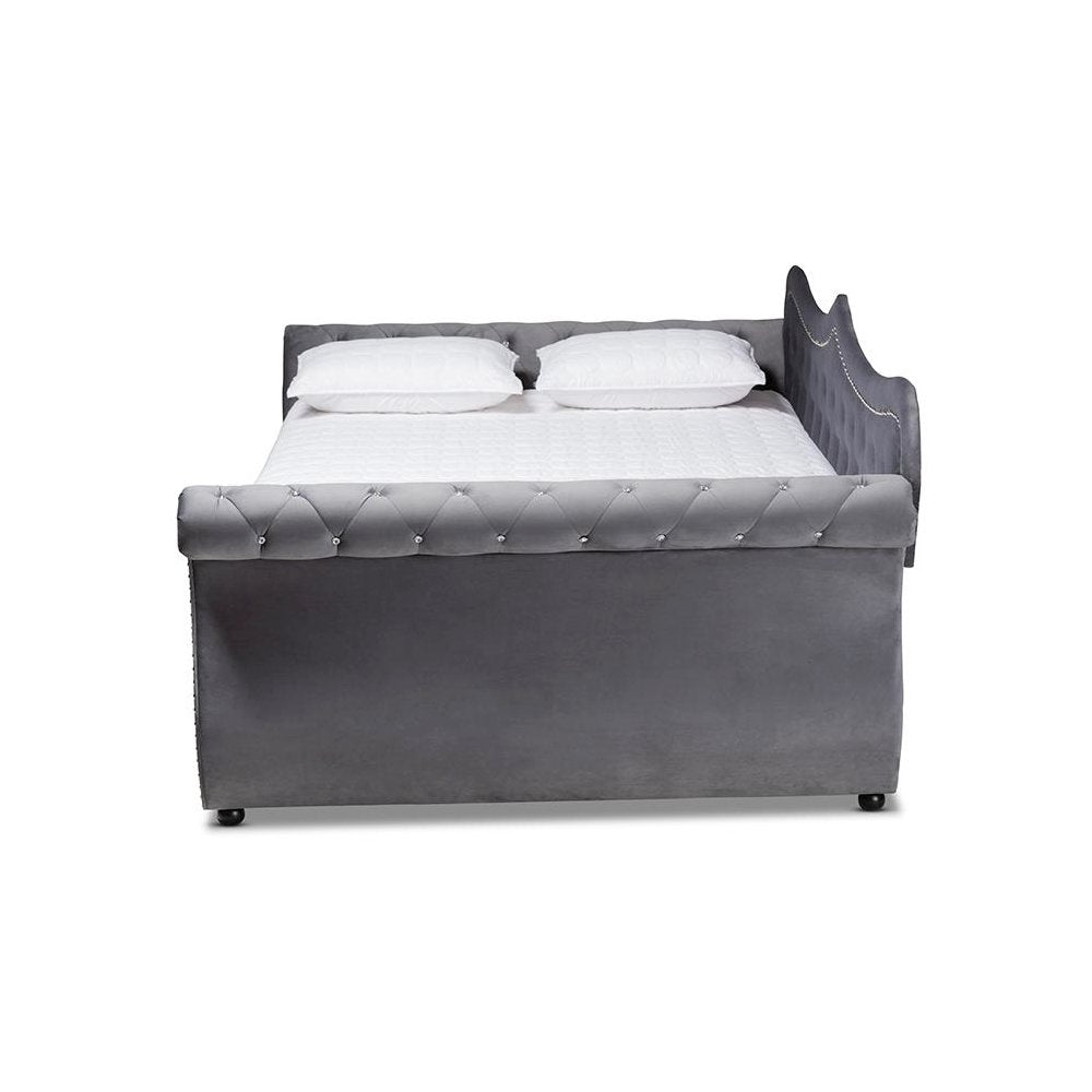 Crystal Tufted Queen Size Daybed