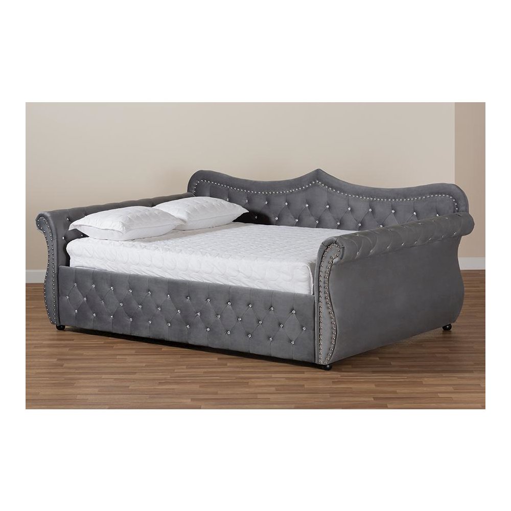 Crystal Tufted Queen Size Daybed
