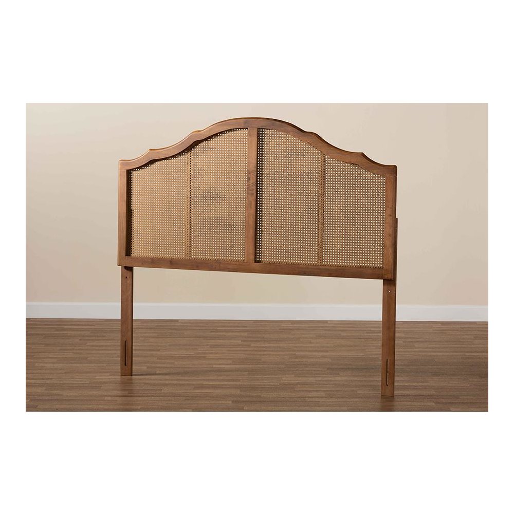 Synthetic Rattan King Size Arched Headboard