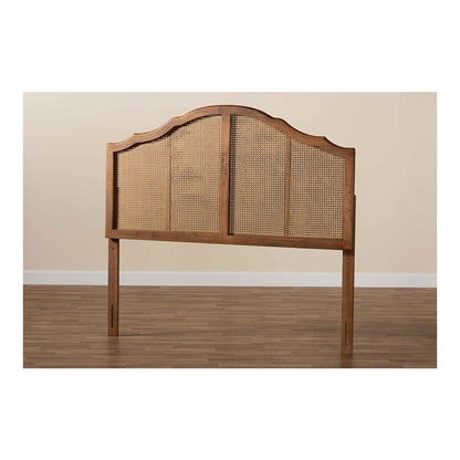 Synthetic Rattan King Size Arched Headboard