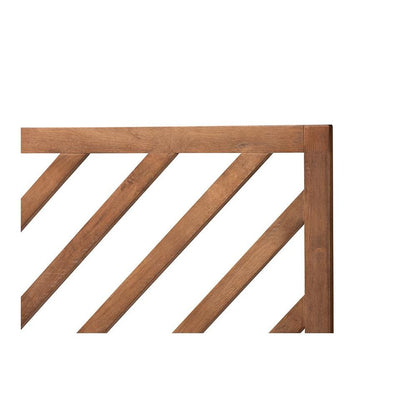 Belisma Modern and Contemporary Ash Walnut Finished Wood King Size Headboard