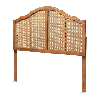 Synthetic Rattan King Size Arched Headboard