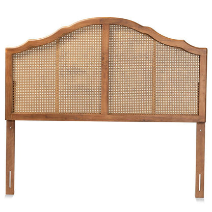Synthetic Rattan King Size Arched Headboard