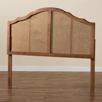 Synthetic Rattan King Size Arched Headboard