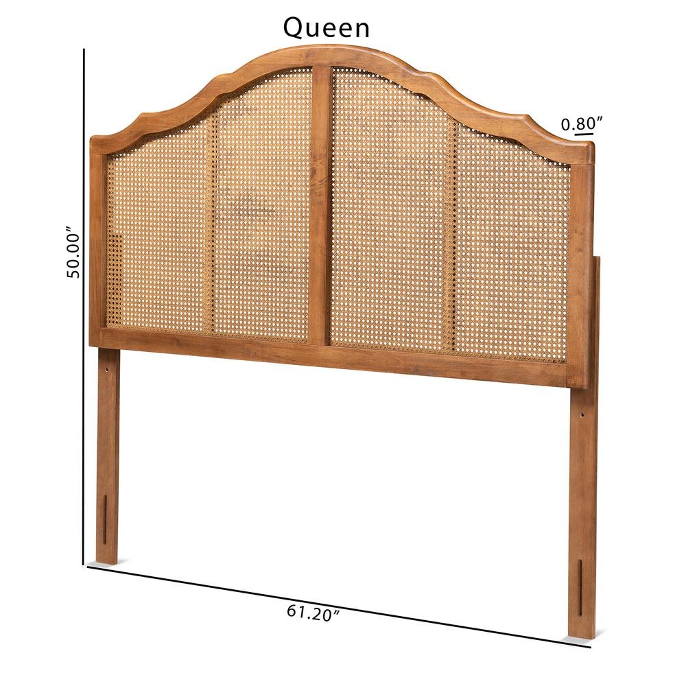 Synthetic Rattan King Size Arched Headboard