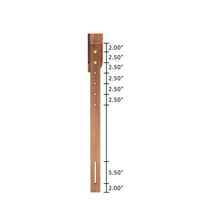 Valin Modern and Contemporary Ash Walnut Finished Wood King Size Headboard
