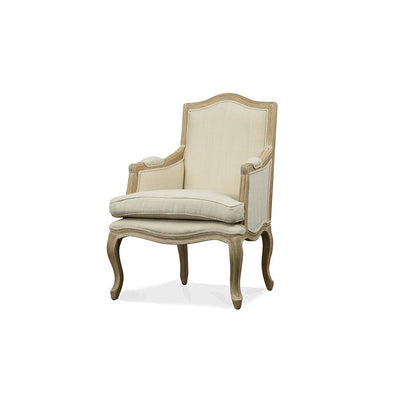 Baxton Studio Nivernais Wood Traditional French Accent Chair