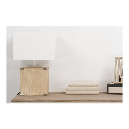 Kostka Wood and Fabric Lamp