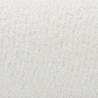 Vinicio Mid-Century Modern Cream Boucle King 2-Piece Bedroom Set