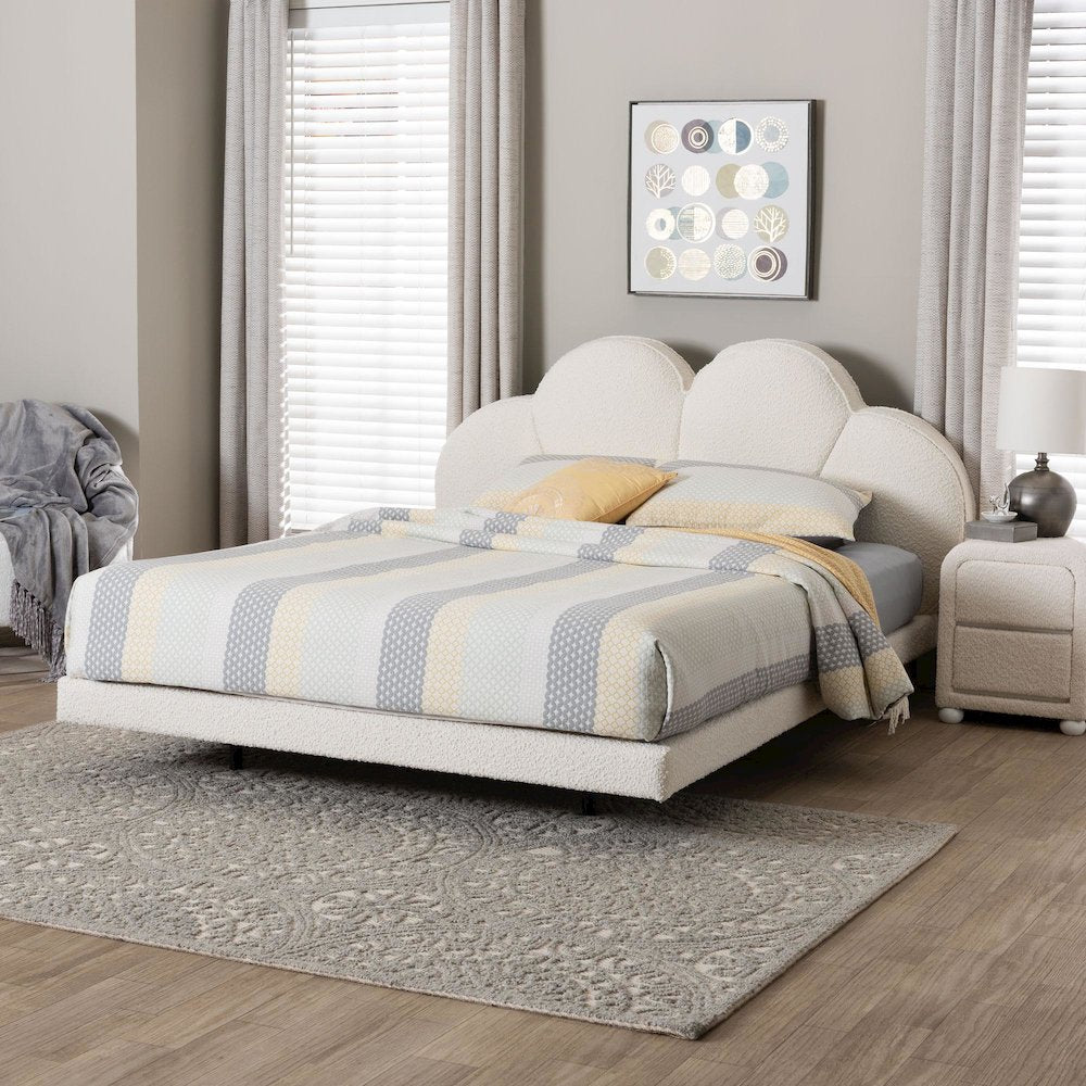 Baxton Studio Barrera Floating Platform Bed