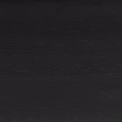 Platform Bed - Turned Bed Frame with Headboard and Sculpted Legs, Black, Queen