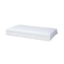 Baxton Studio Neves Cottage Farmhouse White Finished Wood Twin Size Trundle