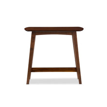 Scandinavian Dark Walnut Console Table "Walnut" Dark Brown