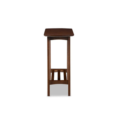 Scandinavian Dark Walnut Console Table "Walnut" Dark Brown