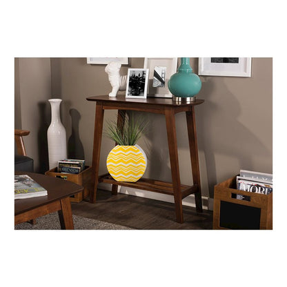 Scandinavian Dark Walnut Console Table "Walnut" Dark Brown