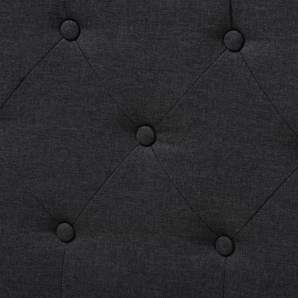 Dark Grey Fabric Upholstered Queen Daybed, Contemporary Style and Plush Comfort