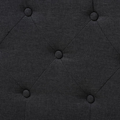 Dark Grey Fabric Upholstered Queen Daybed, Contemporary Style and Plush Comfort