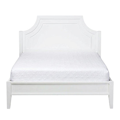 White Traditional Twin Daybed with Pinewood Frame and Classic Finish