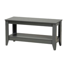 Grey MDF Coffee Table Modern Style with Sturdy Frame and Easy Care