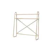Wooden Over Bed Storage Shelf in Brown with Elegant Design