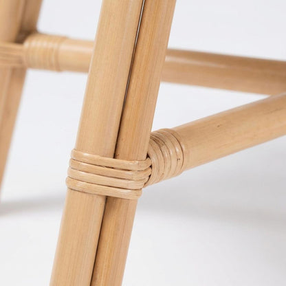 Rattan Nightstand with Bohemian Style and Modern Design