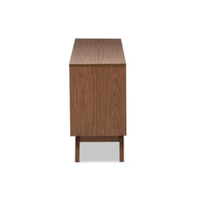 Hildon Mid-Century Modern White and Walnut Wood 6-Drawer Storage Dresser