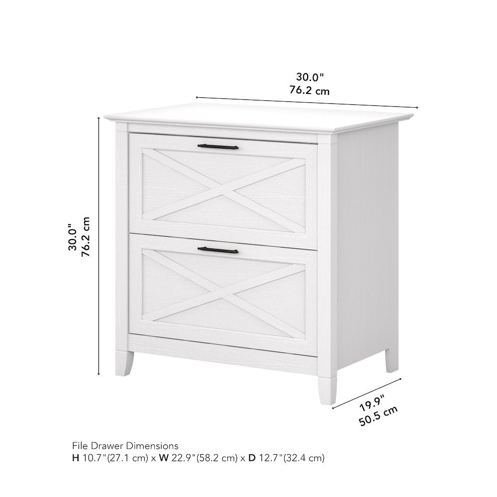 Key West 2 Drawer Lateral File Cabinet