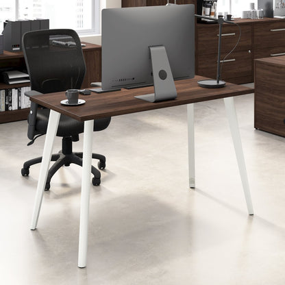 Vista 48W x 24D Computer Desk with Splayed Metal Legs