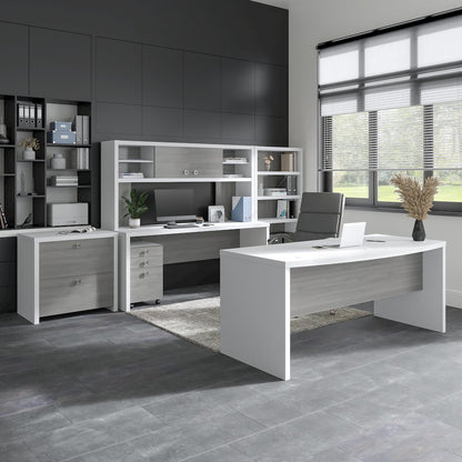 Echo L Shaped Bow Front Desk