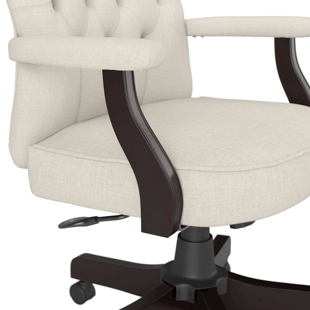 Salinas High Back Tufted Office Chair with Arms