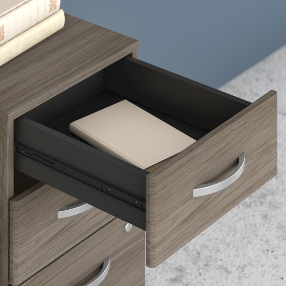 Studio C 72W x 30D Office Desk with Mobile File Cabinet