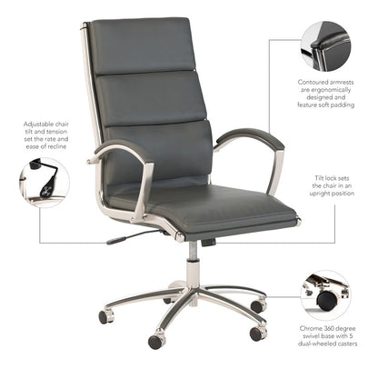 Modelo High Back Leather Executive Office Chair