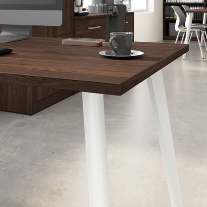 Vista 48W x 24D Computer Desk with Splayed Metal Legs